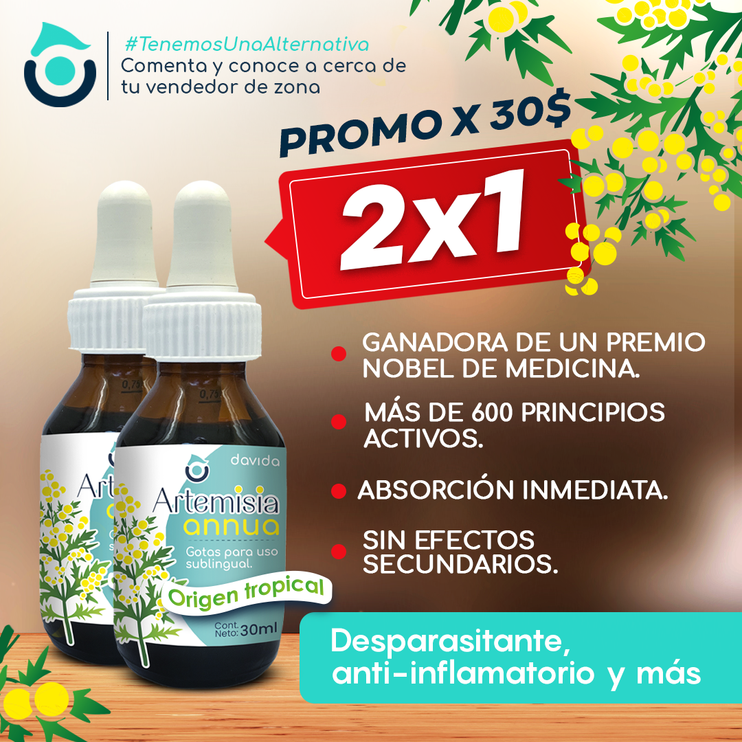 Artemisia Annua 3O ml (Llévate 2 por sólo 30$)